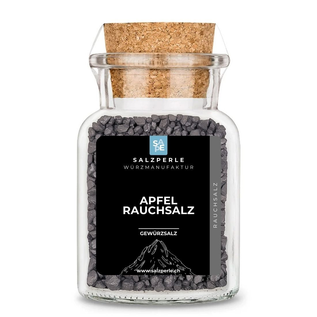 Apfelrauchsalz | Granulat | Kaltgeräuchert | 2-5mm