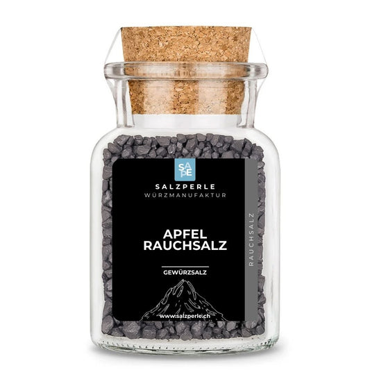 Apfelrauchsalz | Granulat | Kaltgeräuchert | 2-5mm