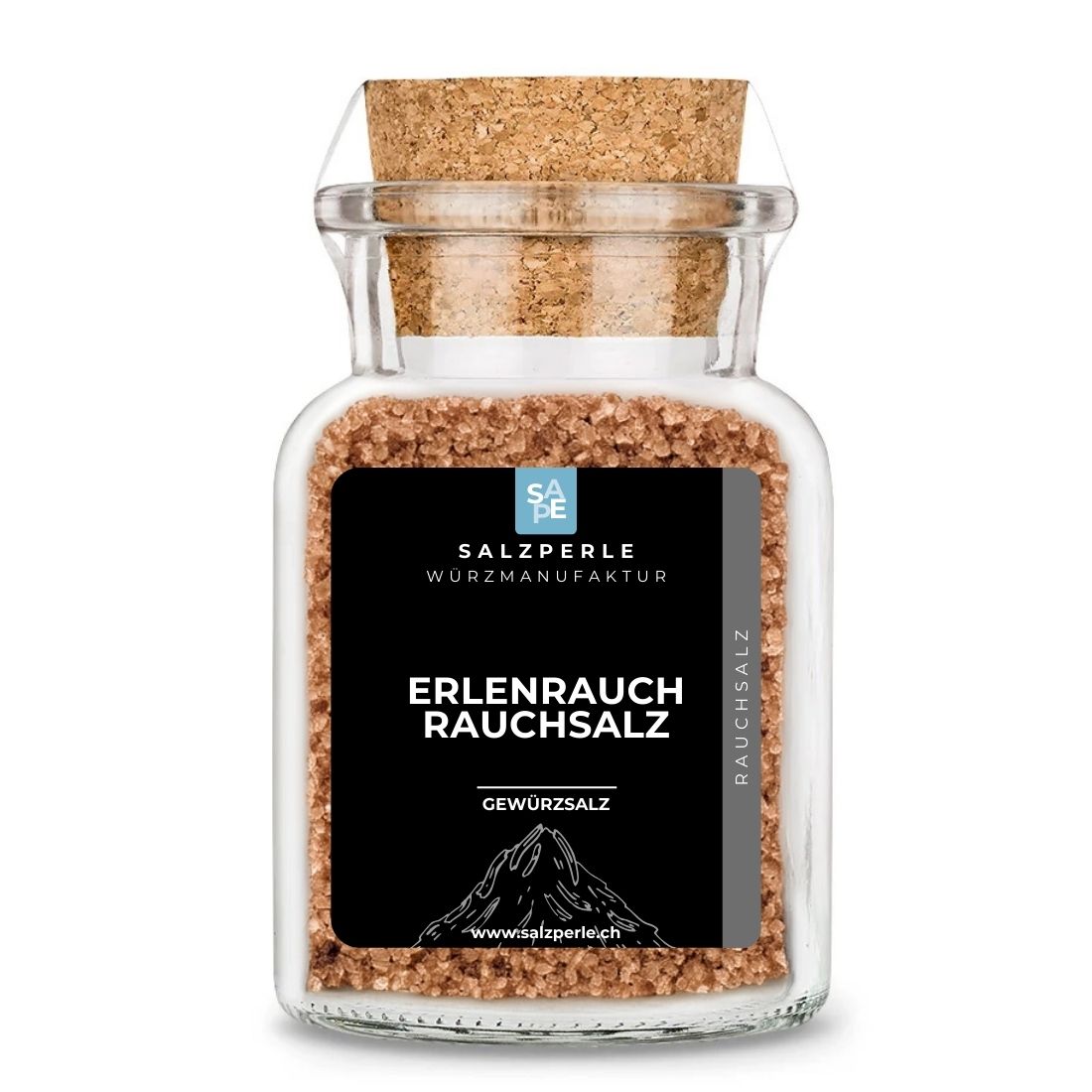 Erlenrauchsalz Salish | Granulat | Kaltgeräuchert | 1-3mm