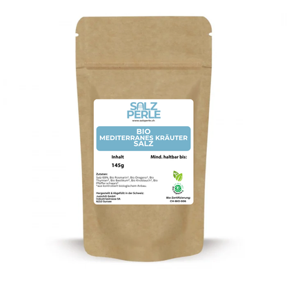 Bio Mediterranes Kräutersalz | Mischung | Gewürzsalz